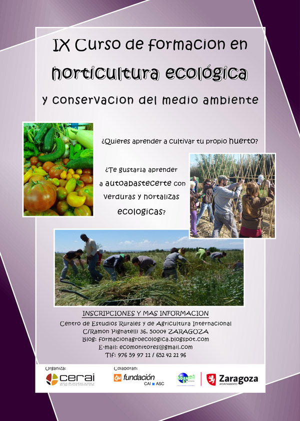 Curso de Horticultura ecológica
