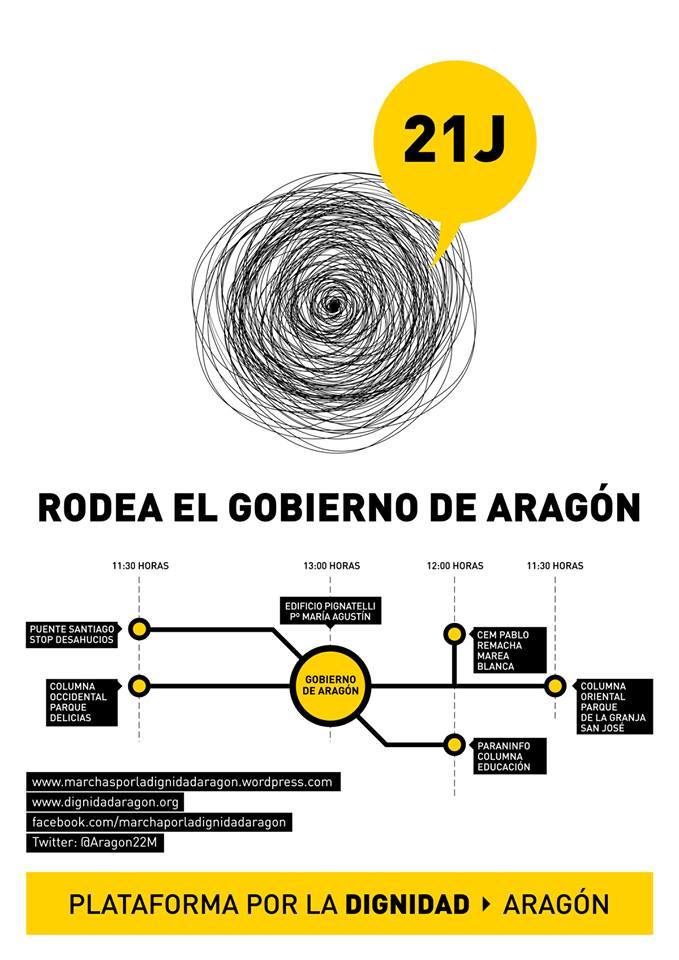 Rodea el Gobierno de Aragón